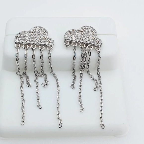 "925 Sterling Silver Cubic Zirconia Earrings, U19254698 - Picture 5 of 11